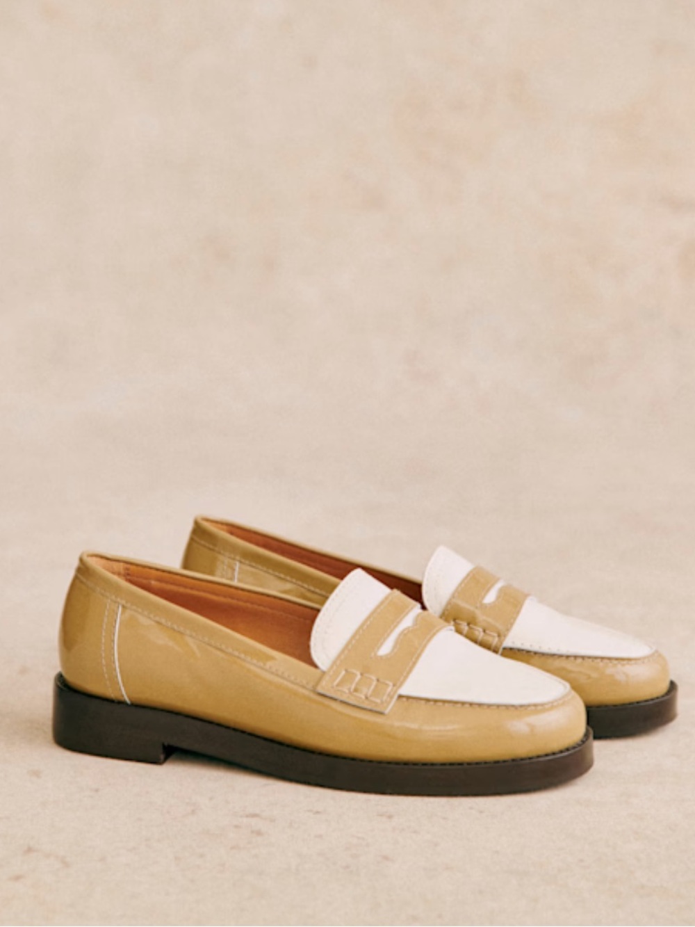 Sezane Andrea Loafers Argile Multi Size 6